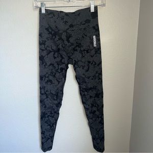 Gymshark Adapt Camo Seamless Leggings - Black Medium